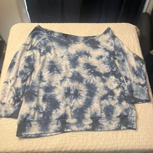 Torrid size 3 off shoulder tie dye sweater